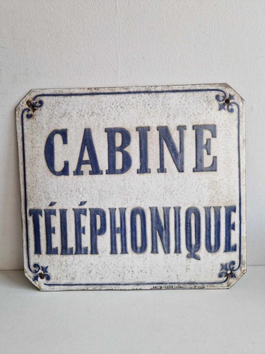Ancienne belle plaque - et,