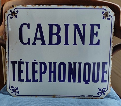 Ancienne plaque émaillée - ancienne,