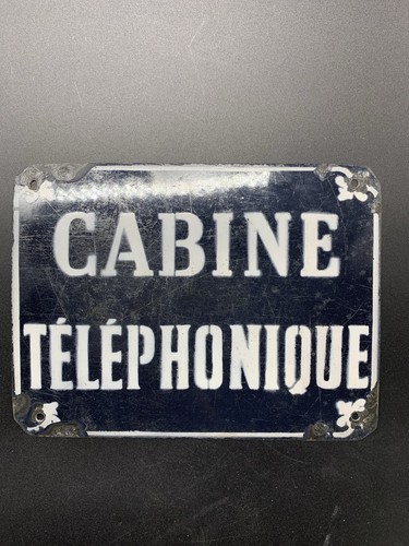 Ancienne plaque émaillée - plaque,